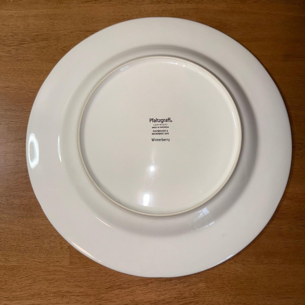 Pfaltzgraff Winterberry Plate of Sharing Christmas Holly Holiday Platter 12in - Picture 3 of 3